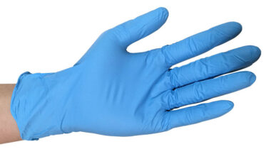 nitrile disposable exam gloves