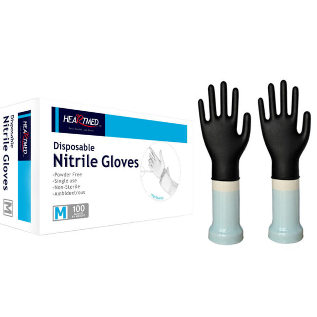 nitrile disposable exam gloves