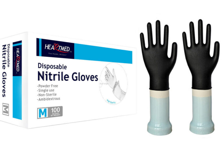 nitrile disposable exam gloves