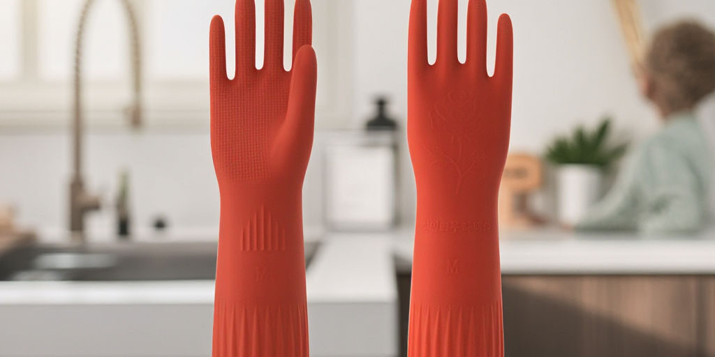 140g long household latex gloves