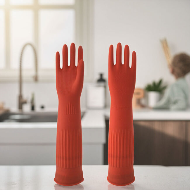 140g long household latex gloves