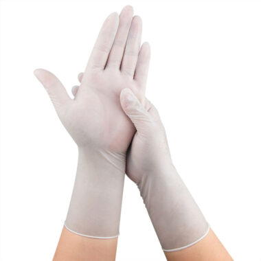 6mil powder free pink nitrile exam gloves