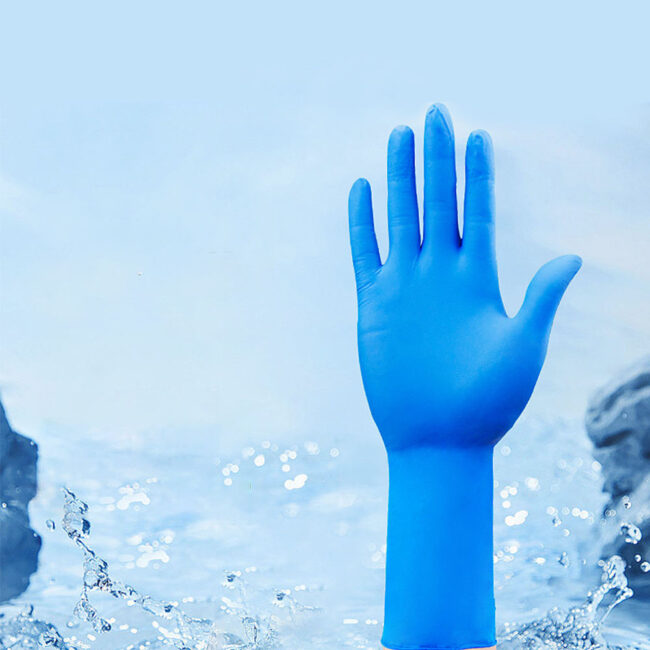 6mil powder free pink nitrile exam gloves