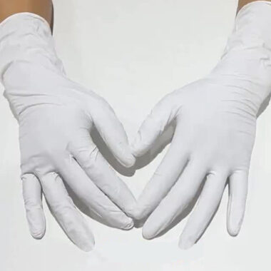 6mil powder free pink nitrile exam gloves