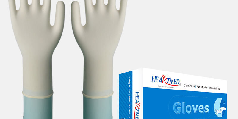 black disposable latex gloves