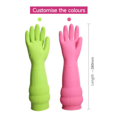 extra long thick latex gloves