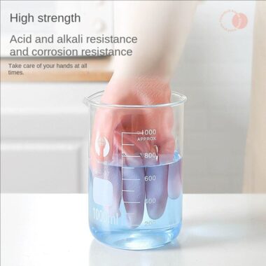 Durable PVC rubber latex gloves