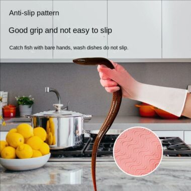 Durable PVC rubber latex gloves