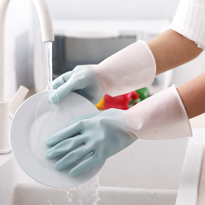 Durable PVC rubber latex gloves