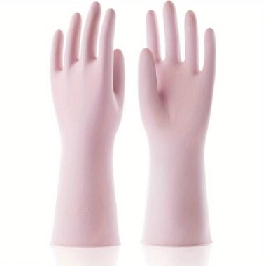 flexible non-slip long sleeve latex gloves
