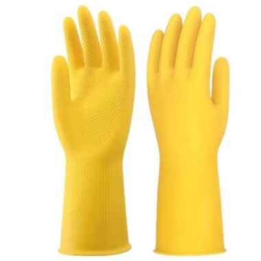 flexible non-slip long sleeve latex gloves