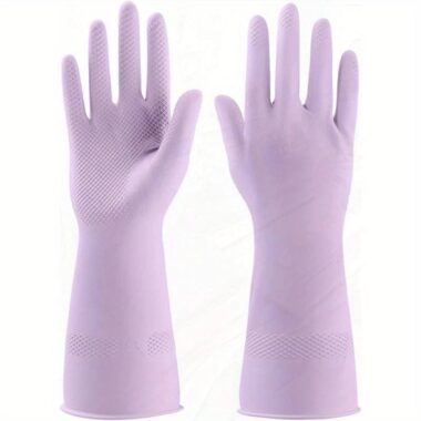 flexible non-slip long sleeve latex gloves