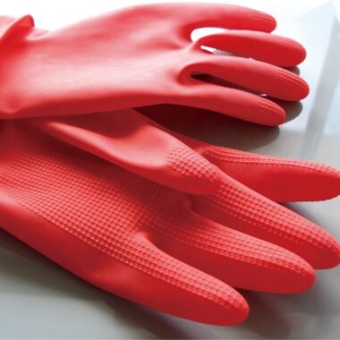 household cleaning scrubber gloves for kitchen