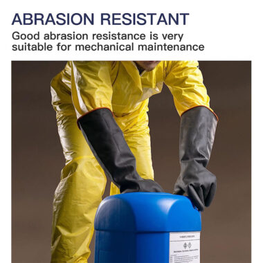 heavy duty black latex rubber gloves