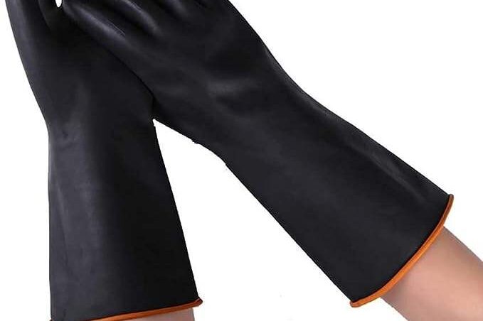 latex industrial safety gloves