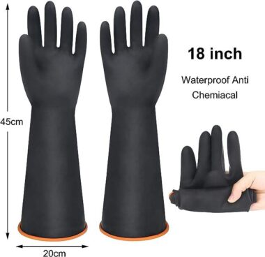 latex industrial safety gloves