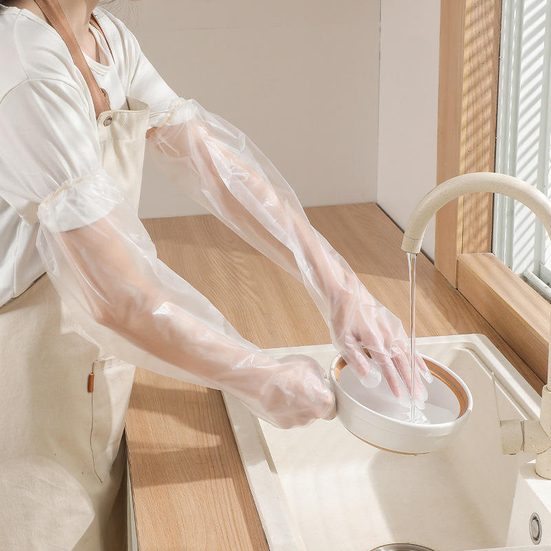 latex examination gloves with long cuff