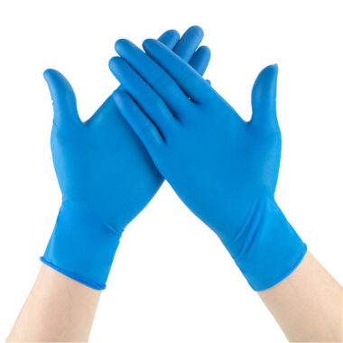 medical color nitrile disposable exam gloves
