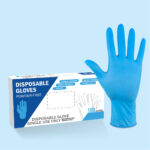 medical color nitrile disposable exam gloves