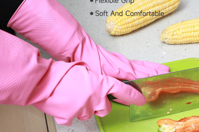 anti-skid kitchen cleaning gloves