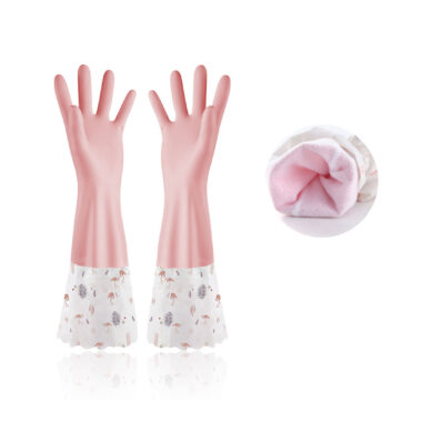 long cuff PVC latex kitchen gloves