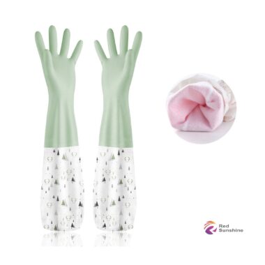 long cuff PVC latex kitchen gloves