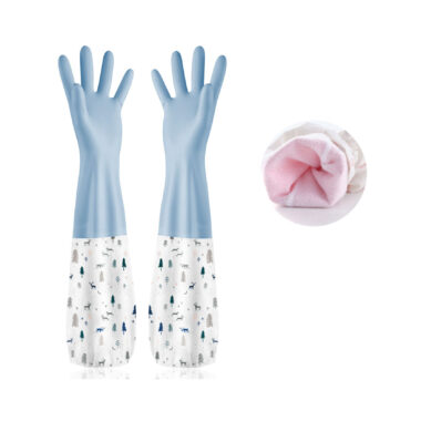 long cuff PVC latex kitchen gloves