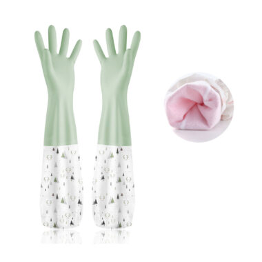 long cuff PVC latex kitchen gloves
