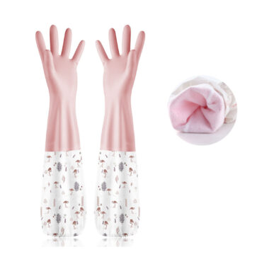 long cuff PVC latex kitchen gloves