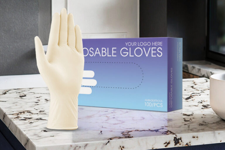 long cuff PVC latex kitchen gloves