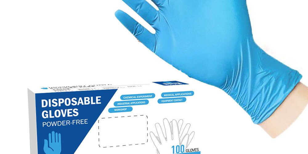 free disposable nitrile exam gloves
