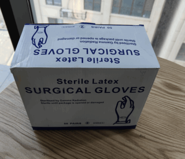 single-package latex medical gloves