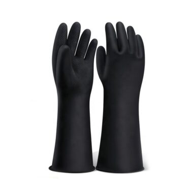 alkali resistant latex gloves