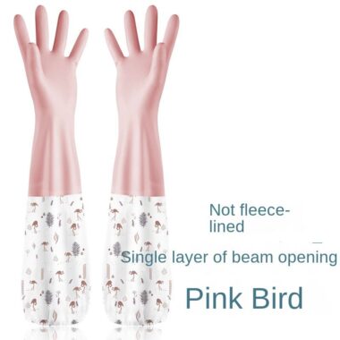 velvet lined winter household gloves